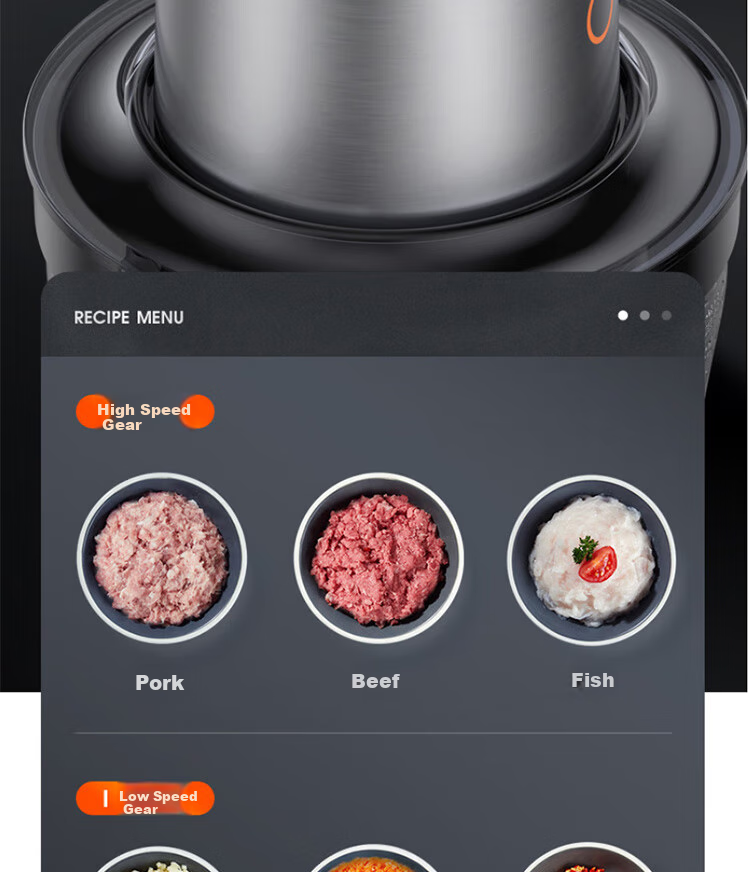Joyoung Home Use 5L Large Capacity Meat Grinder, Double-Layer Grinding Blade, Dual-Speed Adjustment, All-Steel Mincer, Meat Mincer S50-LA580 14