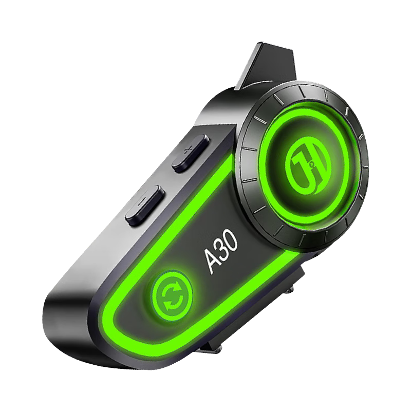 Hengjiang A30 Helmet Bluetooth Headset for Food Delivery Riders, Waterproof Long Battery Life Hard Shell with 45-Hour Playtime