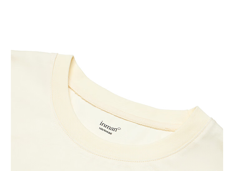 INMAN [Same As in Show] Cotton Cat Print Round Neck Short Sleeve T-Shirt for Women, Summer 2026 Top, Off-White, Size S 4