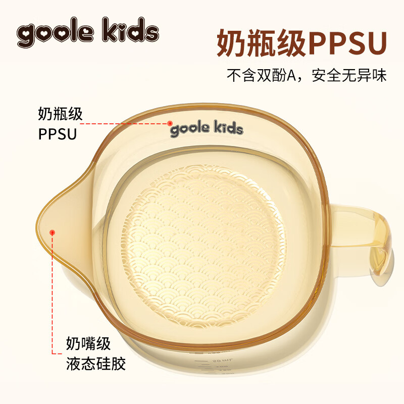 Детская посуда Goole Kids, набор для кормления младенцев, силиконовая ложка, мягкий носик, PPSU