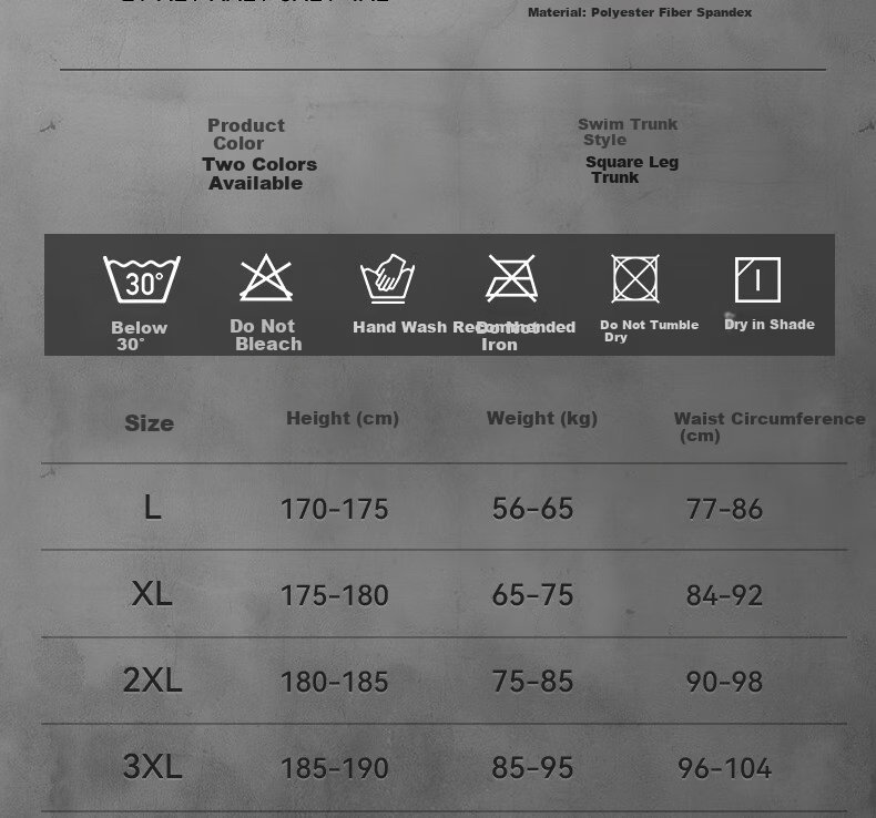 Li-Ning Swimming Trunks for Men, Anti-Embarrassment Printed Hot Spring Swimwear, Square-Leg Training Swim Shorts, 0291 Black XXL 9