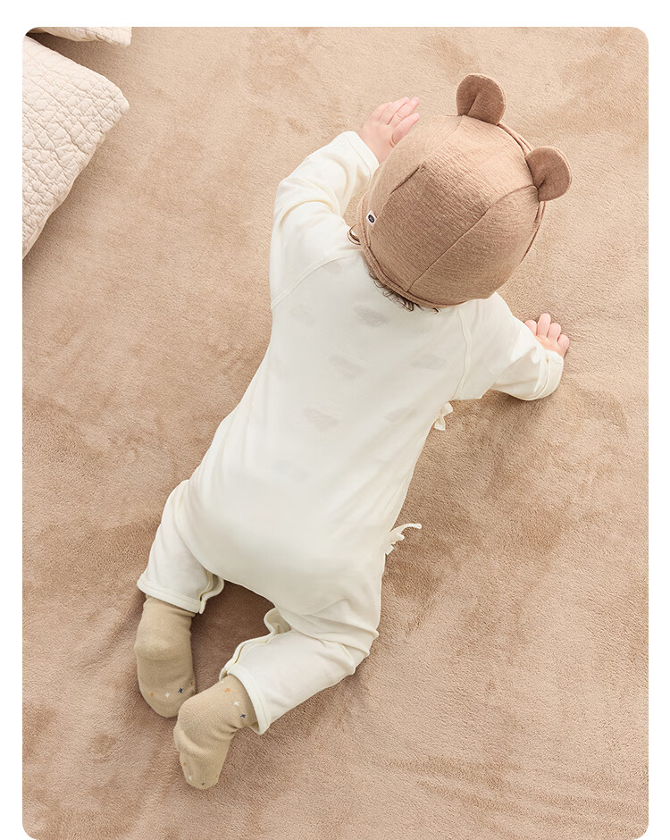 BALABALA Baby Romper Set Newborn Sleepwear Cute Artistic Two-Piece Jumpsuit 15