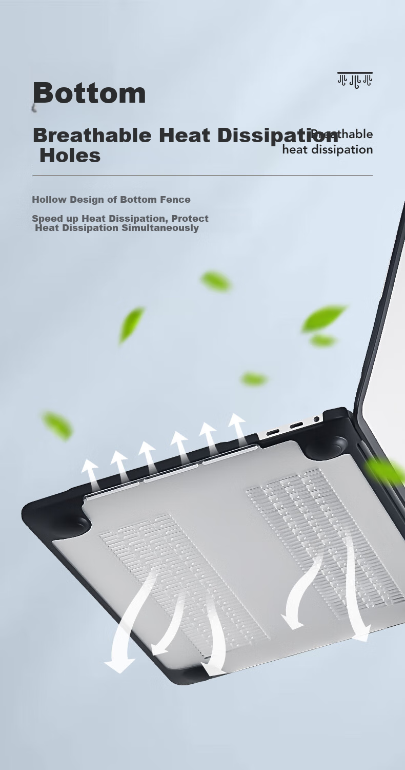 DiYiGongFang Compatible with Apple Laptops, Protective Case for Macbook Pro14 M1/M2/M3/M4/M5 MAX, Ultra-Thin Protective Cover, Silicone Upgraded TPU Soft Edge Outer Shell 5