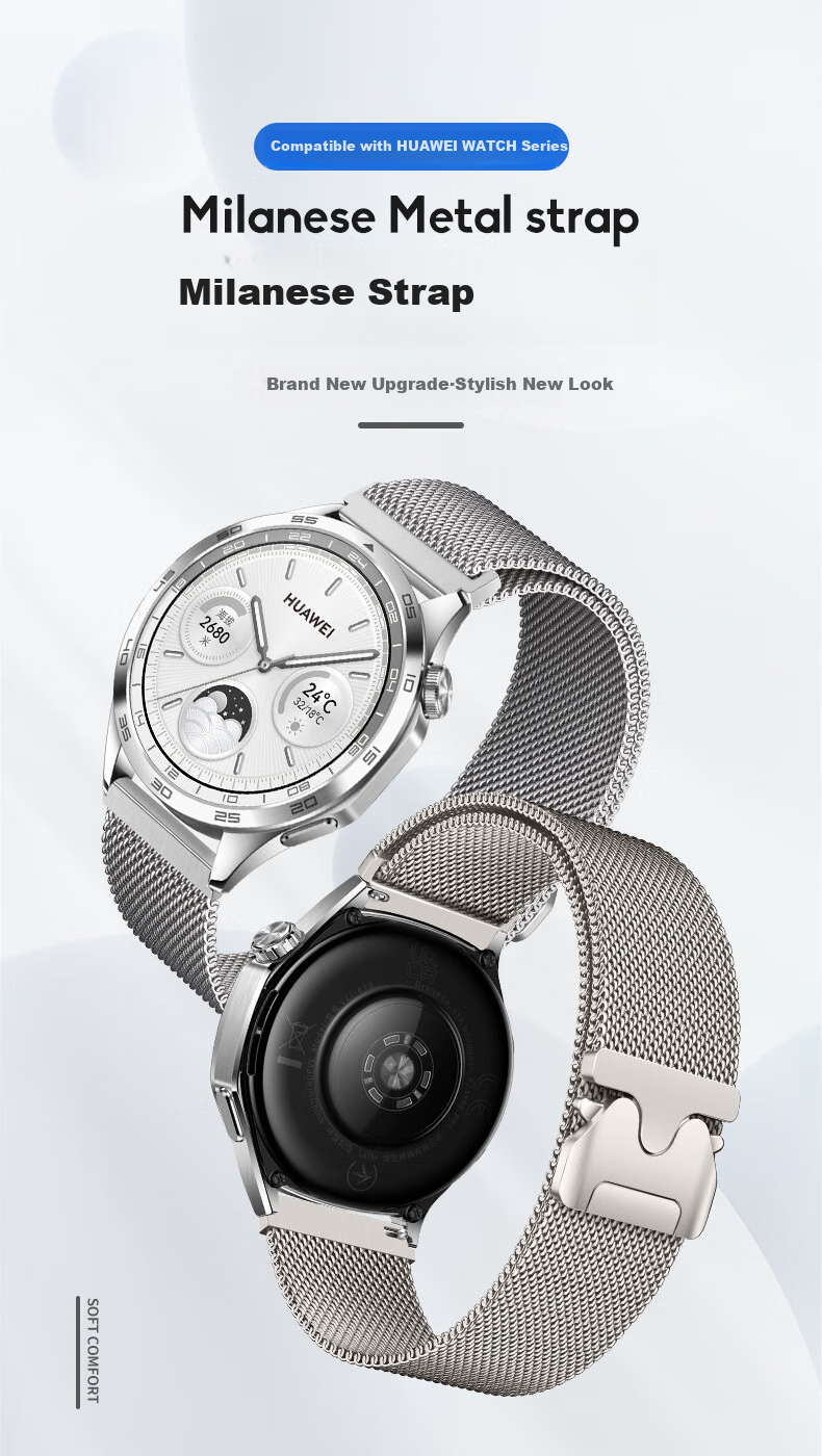Weiqiantu [Magnetic Umbrella Buckle] Compatible with Huawei GT7/GT6/GT5/Pro Watch Band, Watch6/5/Pro/Watch4pro/Buds2 Watch Strap, GT3/4 Dabizhishi 2 1