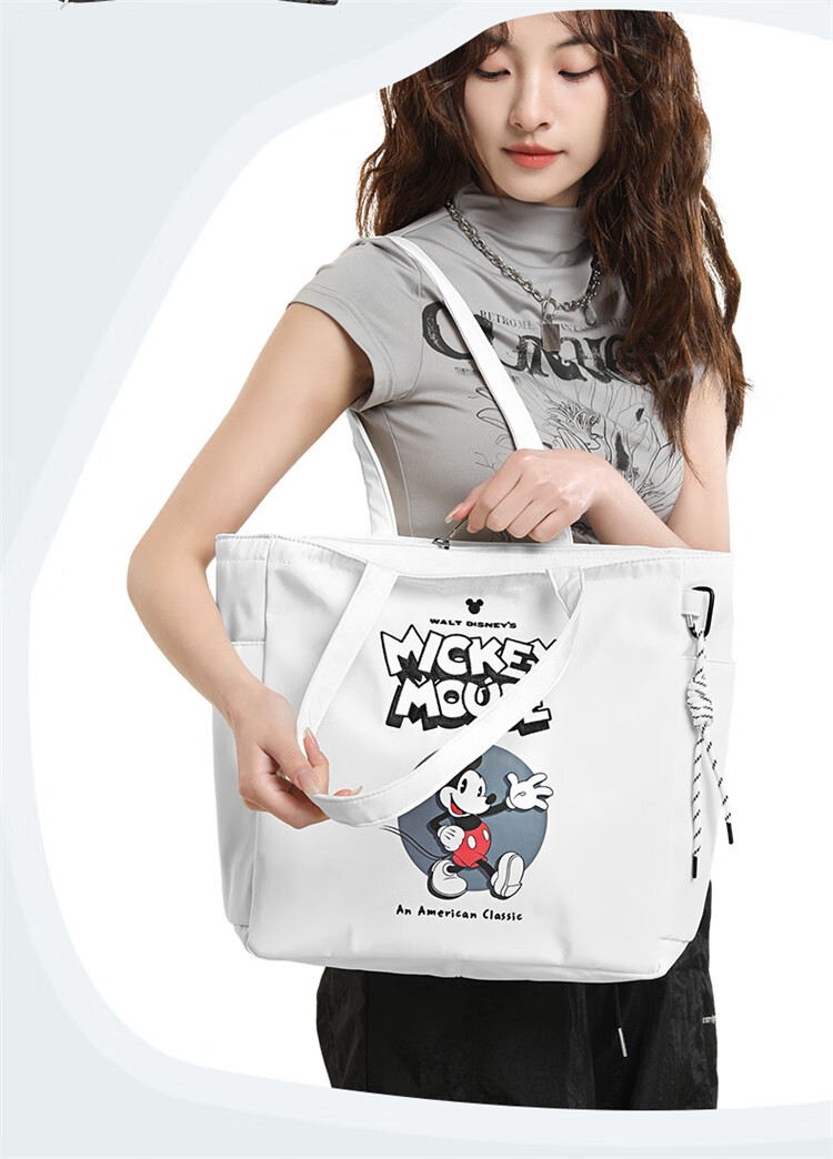 Disney Large Capacity Lightweight Fabric Laptop School Commuter Travel Bag for Women 10