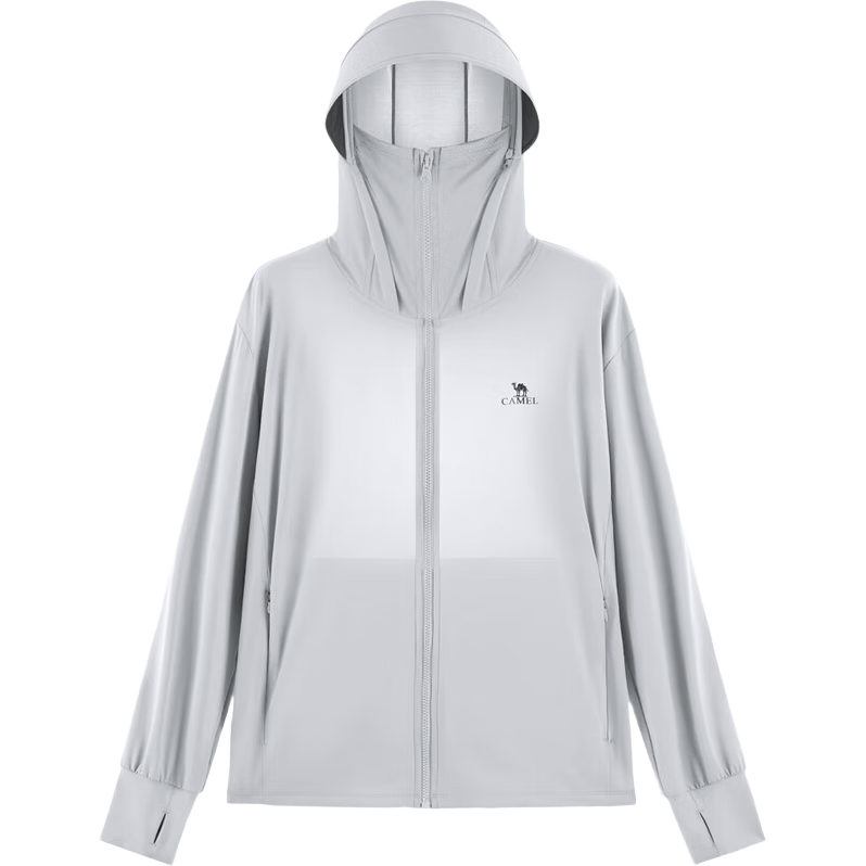 CAMEL Ice Mountain Sun Protection Clothing 2.0 Men's UPF100+ Original Yarn Ice-Cool Quick-Dry Elastic Skin Coat Summer M14BA03090