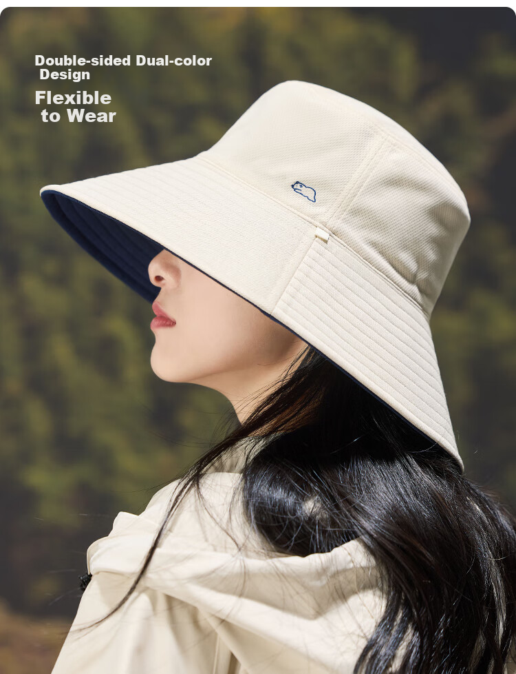 JIUMU Sun Protection Hat for Women, Sun Visor Hat, Sunhat, Fisherman Hat, Cooling Hat, Summer Outdoor Face-Covering UV Protection Hat for Wome 7