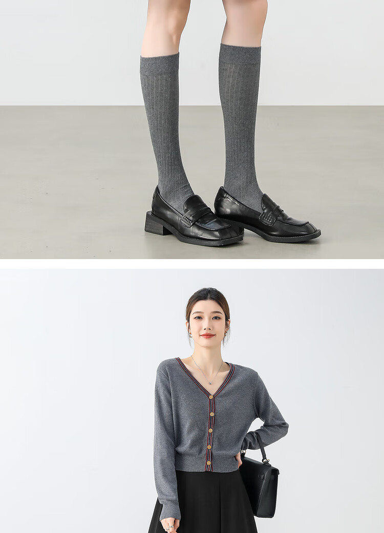 Sentubila Office Commute A-Line Skirt for Women, Spring And Autumn Women's Clothing, Gray Pleated Skirt, Petite Versatile Slimming Short Skirt 10
