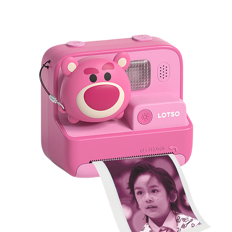 Disney Instant Print Color Photo Camera with Dual Lenses for Children, Students, Boys And Girls, Toy Mid-Autumn Festival Gift