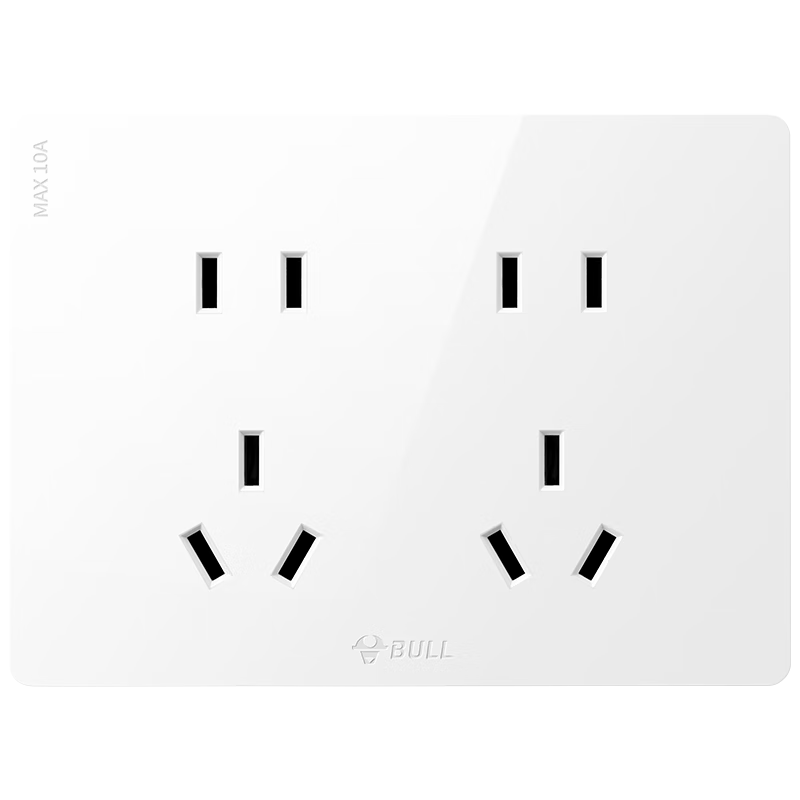 BULL Surface-Mounted Large Panel Switch Socket G59 Series Ten-Hole Wall Switch Panel G59Z423