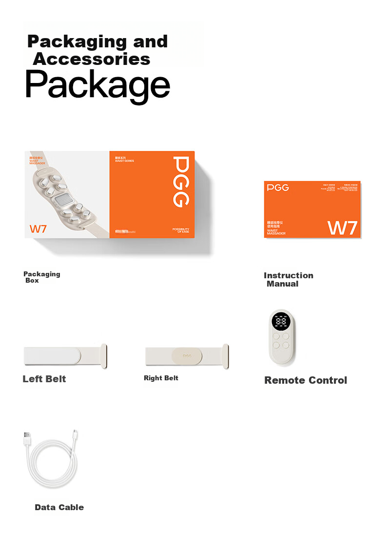 PGG [Mid-Autumn Festival Gift] Waist Massager, Back Pain Relief Device, Herniated Disc Hot Compress Massager, Lumbar Muscle Strain W7 Birthday Gift for Boyfriend Girlfriend Wife Husband 22