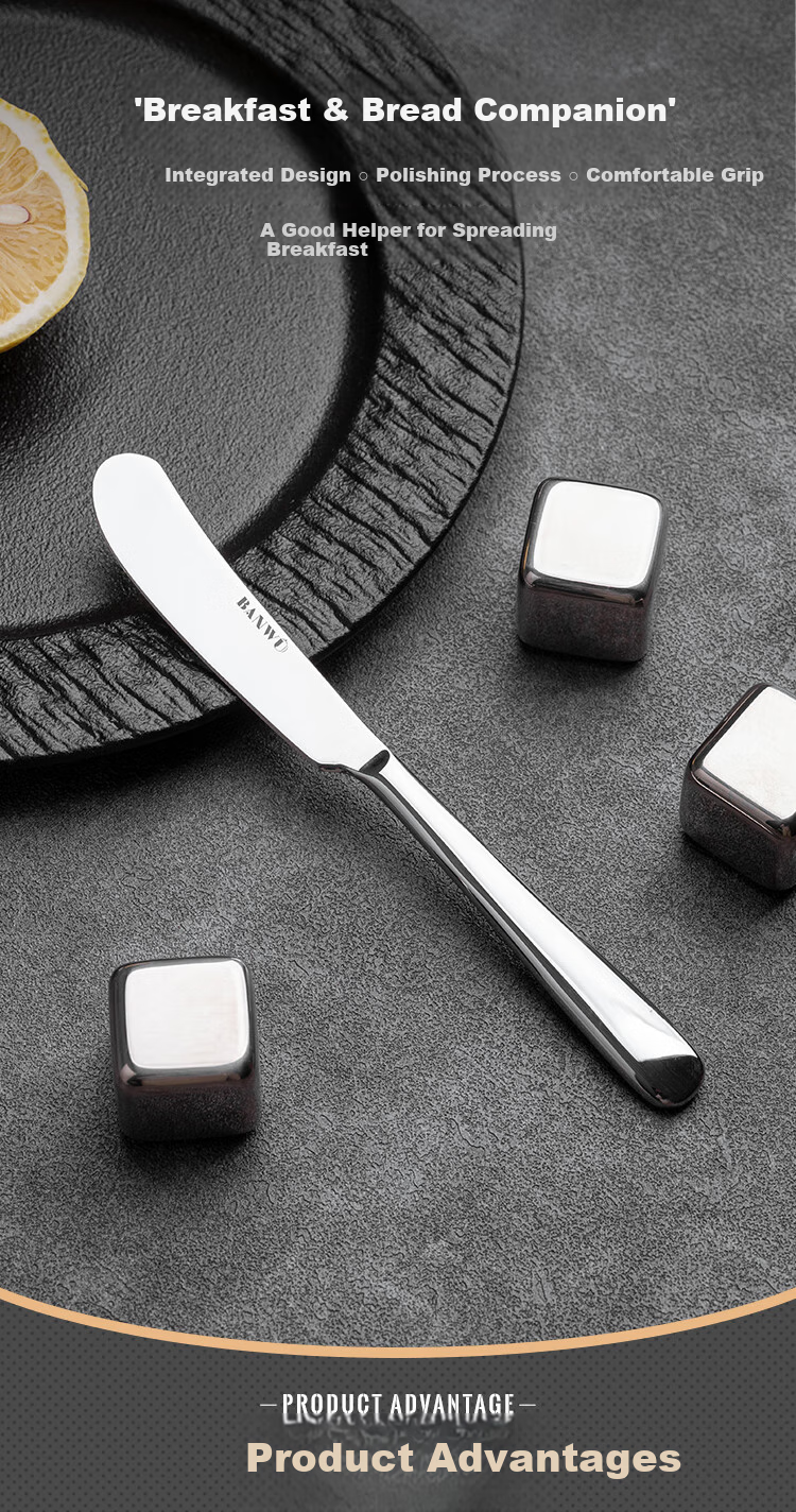 Banwushenghuo Butter Knife, Jam Spreader, Spread Knife, Cheese Knife, Peanut Butter Spreader, Cheese Knife, Small Butter Knife, Bread Spread Knife 1