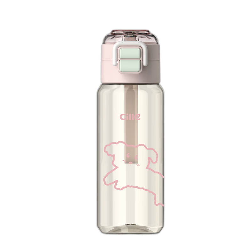 Cille Summer Portable Cup, Maternity Straw Cup, PPSU Plastic Cup, Large Capacity Sports Water Bottle for Children And Students, Dual-Use Cup