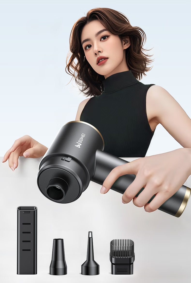 Buwei Car Vacuum Cleaner with Strong Suction, Cordless Handheld Vacuum for Car And Home Use, High-Power Compact Portable 3