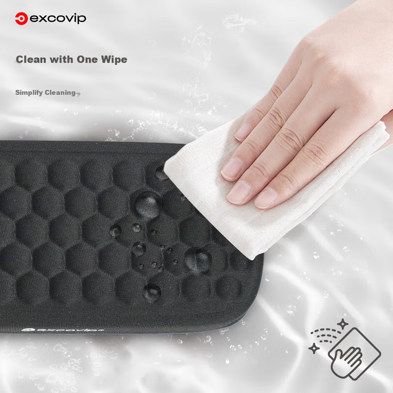 EXCO Honeycomb Soft Keyboard Handrest, Ergonomic Mouse Pad, Wrist Rest, Keyboard Wrist Support, Wrist Pad, Anti-Tendonitis Palm Rest 0444 6