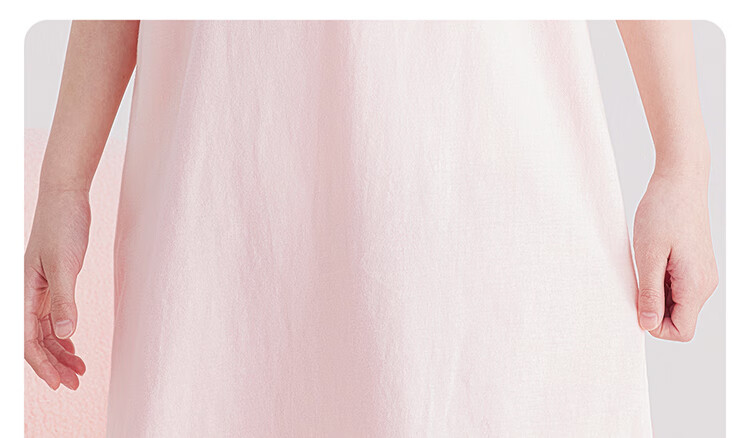 DEESHA [7A Antibacterial] Girls' Nightgown, Princess Style, Pure Cotton, Lightweight And Breathable, for Summer, Suitable for Older Children, One-Piece Dress 17