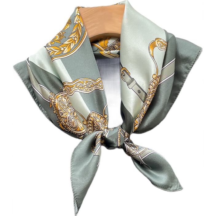 Hangsilu Silk Scarf for Women, Mulberry Silk Square Scarf, Birthday And Holiday Gift for Ladies, Mothers, And Teachers