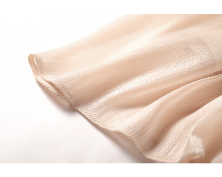 Dme [Flowing Light Pleated Skirt] Spring Style, Internet Celebrity-Inspired Elastic Waist Flowing Pleated Umbrella Skirt for Wome 19