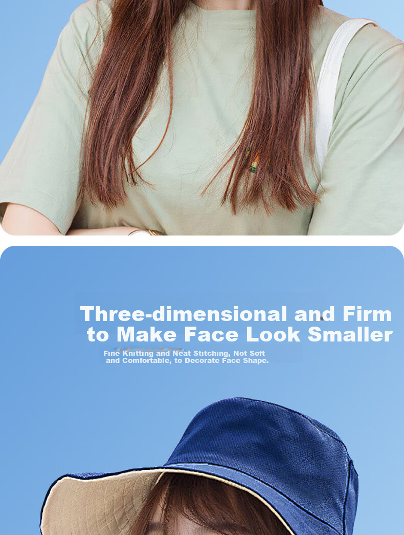 CARTELO Sun Hat, Fisherman Hat for Women, Summer UV Protection, Wide Brim Face-Covering Sunhat, Reversible 6