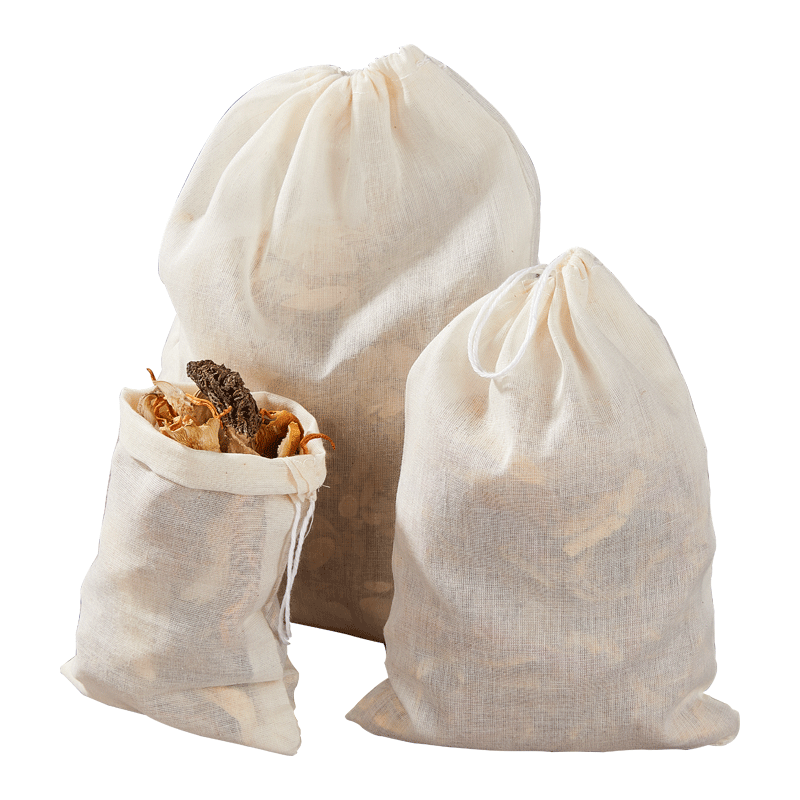 SHUANG YU Cotton Filter Bags, 20 Pieces, Herbal Medicine Bags, Spice And Marinade Pouches, Tea Bags, Drawstring Style, 10*15cm