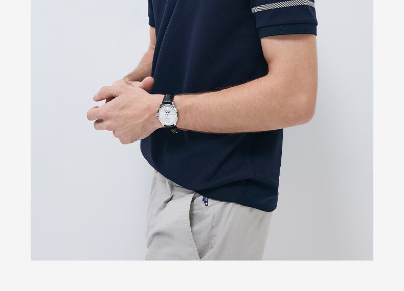 Navigare Men's Mosquito-Repellent, Skin-Friendly, Casual, Stretchy Short-Sleeve POLO Shirt 1325525524 L 21
