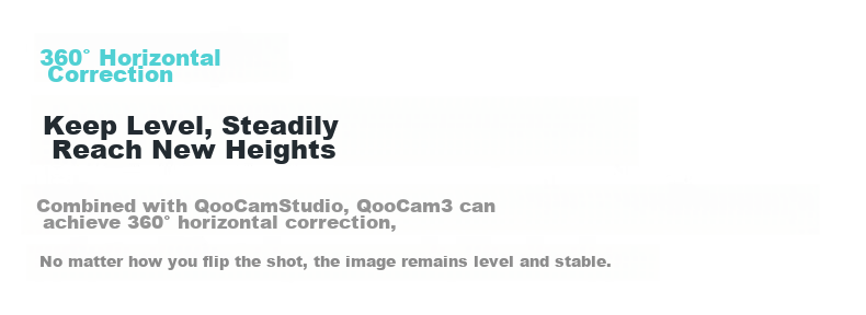 KanDao Sees QooCam3 Panoramic Action Camera, 5.7K High-Definition Anti-Shake Waterproof Action Camera for Vlogging, Skiing, Diving, Outdoor Activities, And Motorcycle Riding 22