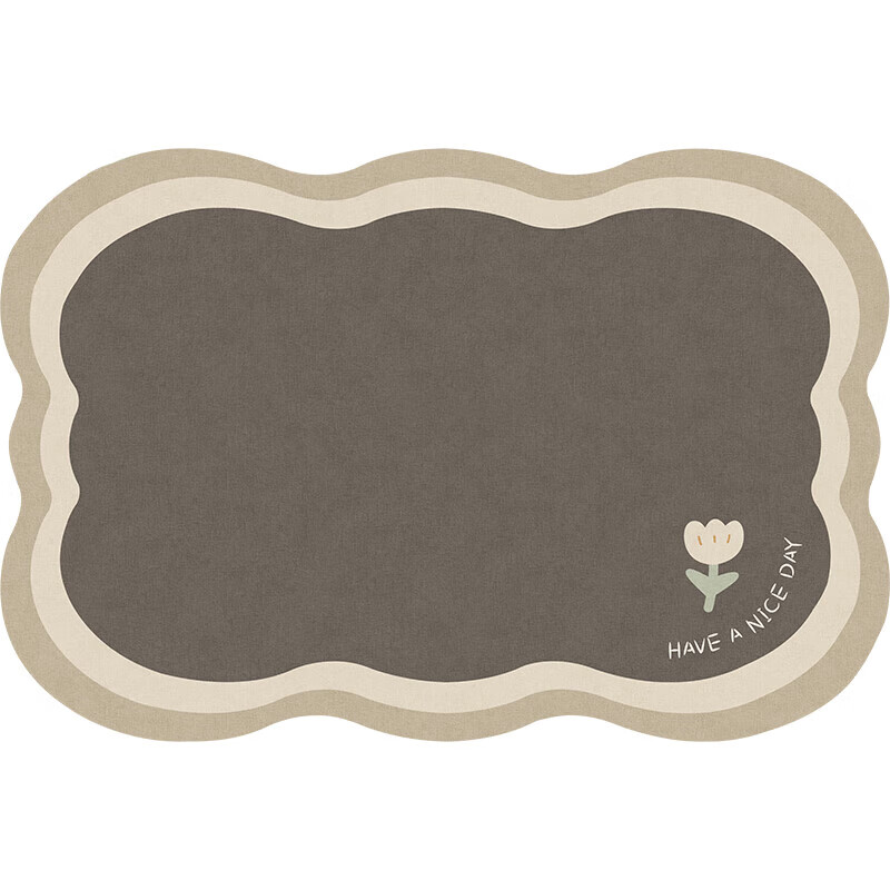 Bodisi Bathroom Floor Mat Absorbent Non-Slip Entrance Kitchen Toilet Home Rug 70*45CM