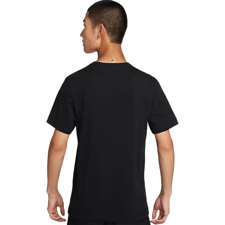 NIKE Spring And Summer Men's Short-Sleeve Round Neck T-Shirt, Sporty Casual, Simple And Fashionable, FZ5398-010, Black, Size M