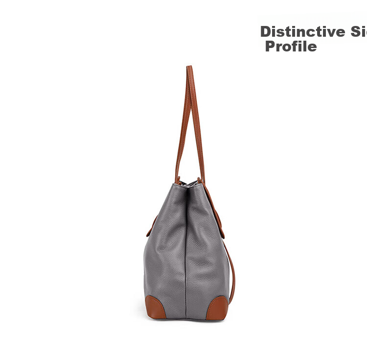 Viney Leather Handbag, Women's Large Capacity Tote Bag, Light Luxury Shoulder Bag, Birthday And Mother's Day Gift, Practical Present for Mom 8