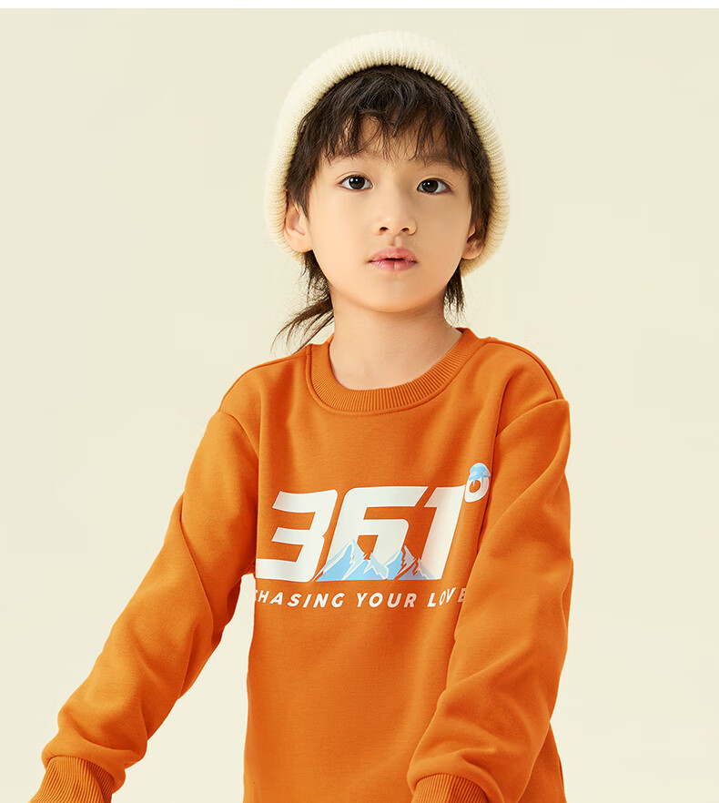 361° Kids Hoodie Autumn Winter 25 Fleece Lined Pullover Sweatshirt for Boys and Girls Ages 3-14 Blue 170 46
