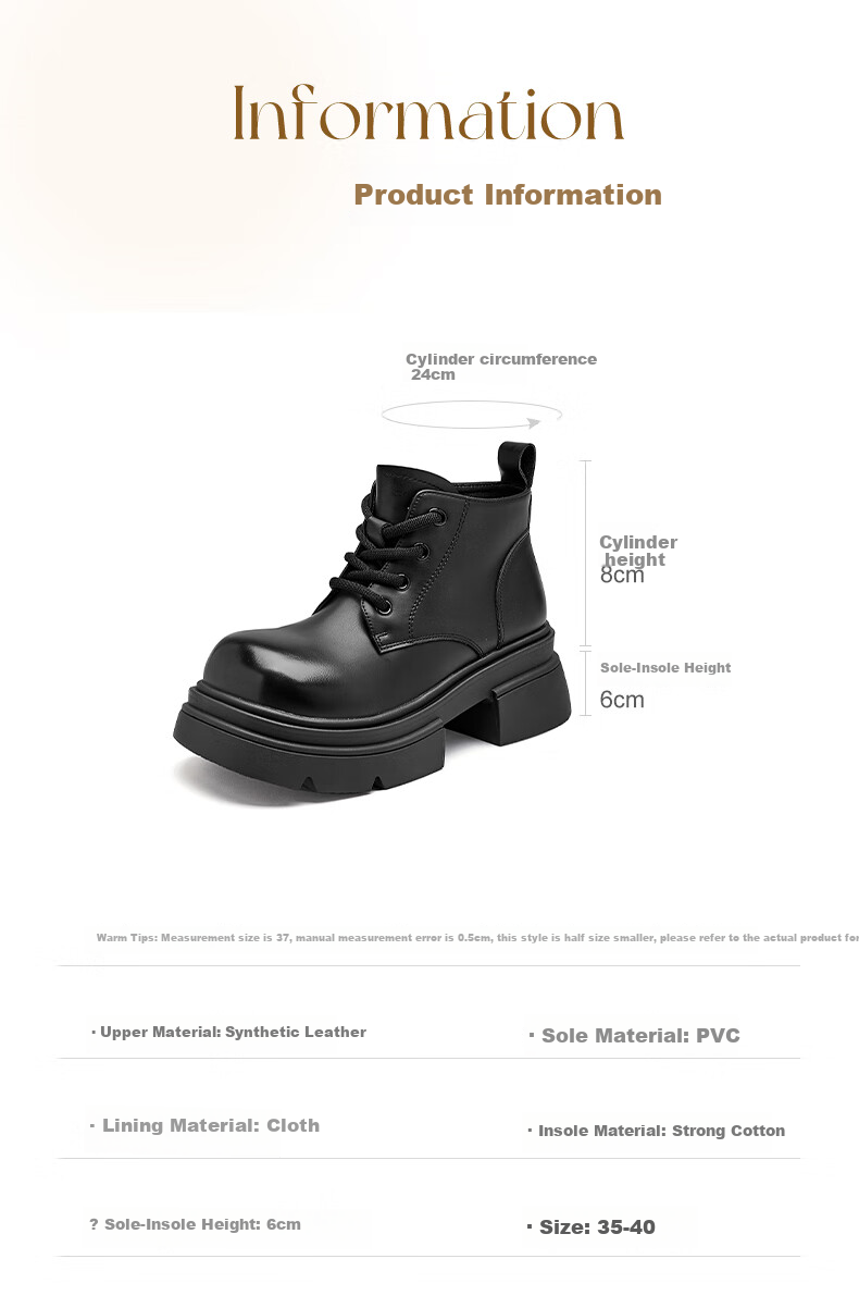 DAPHNE Thick-Soled Martin Boots for Women, Spring 2026 Brown Xinjiang Grassland Travel Short Boots, Retro British Style Height-Increasing Boots 2
