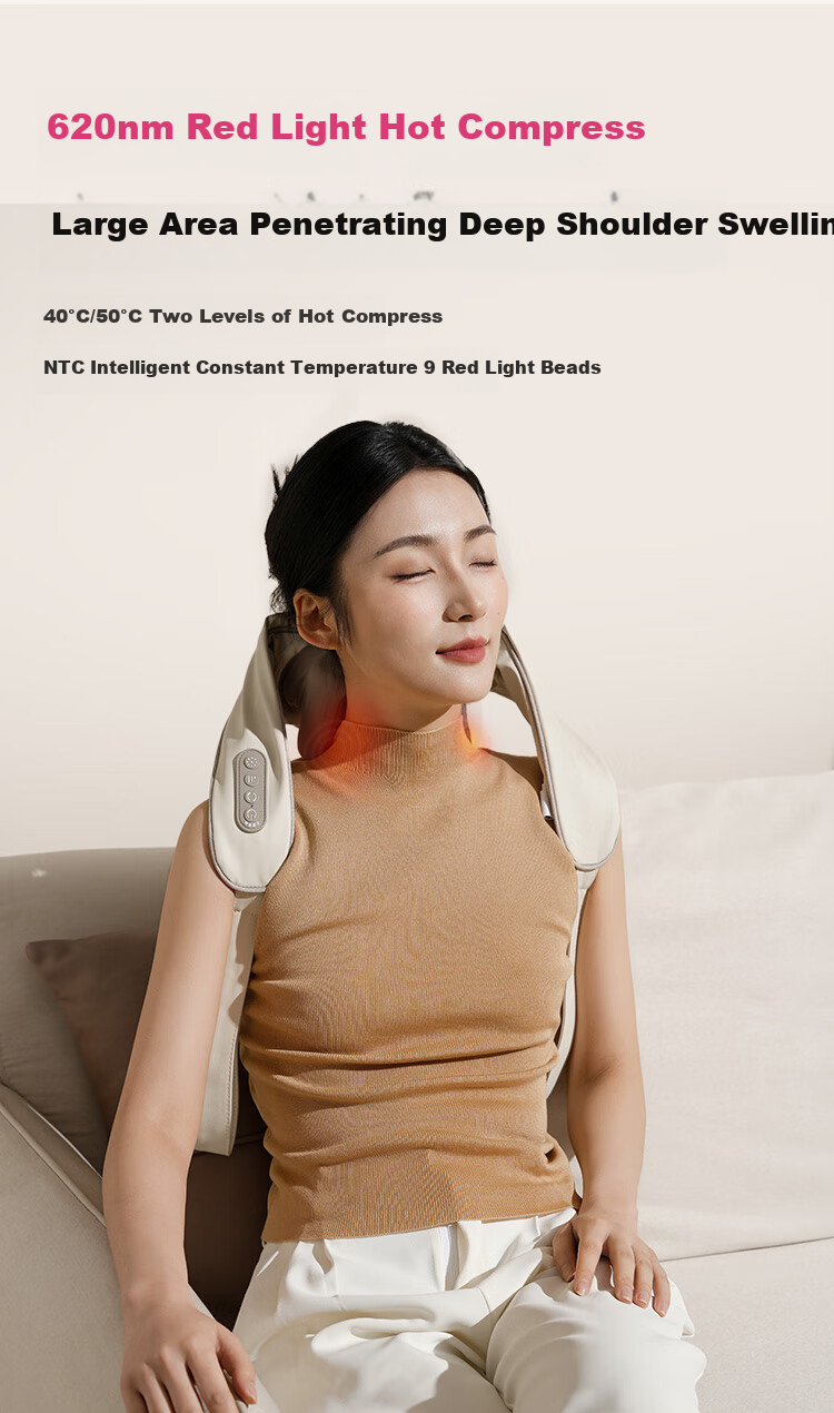 Beici Cervical Massage Device [Mid-Autumn Festival Gift Box], Massage Shoulder Pad, Massager for Trapezius And Neck, Hot Compress Therapy Device, Gift for Boyfriend, Girlfriend, Parents, Or Mother 8