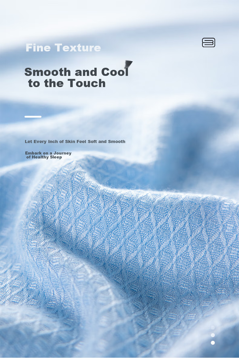 AVIVI Bamboo Fiber Ice Silk Blanket, Summer Single Air Conditioning Quilt, Nap Blanket for Summer, Blue, 150*200cm 6