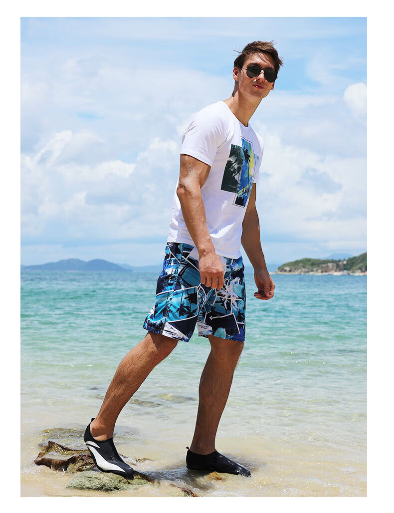Li-Ning Beach Shoes for Men And Women, Swimming And Rafting Sandals, Non-Slip, Cut-Resistant, Skin-Friendly, Water Park, Beach Combing, Snorkeling, Breathable, Wear-Resistant 4