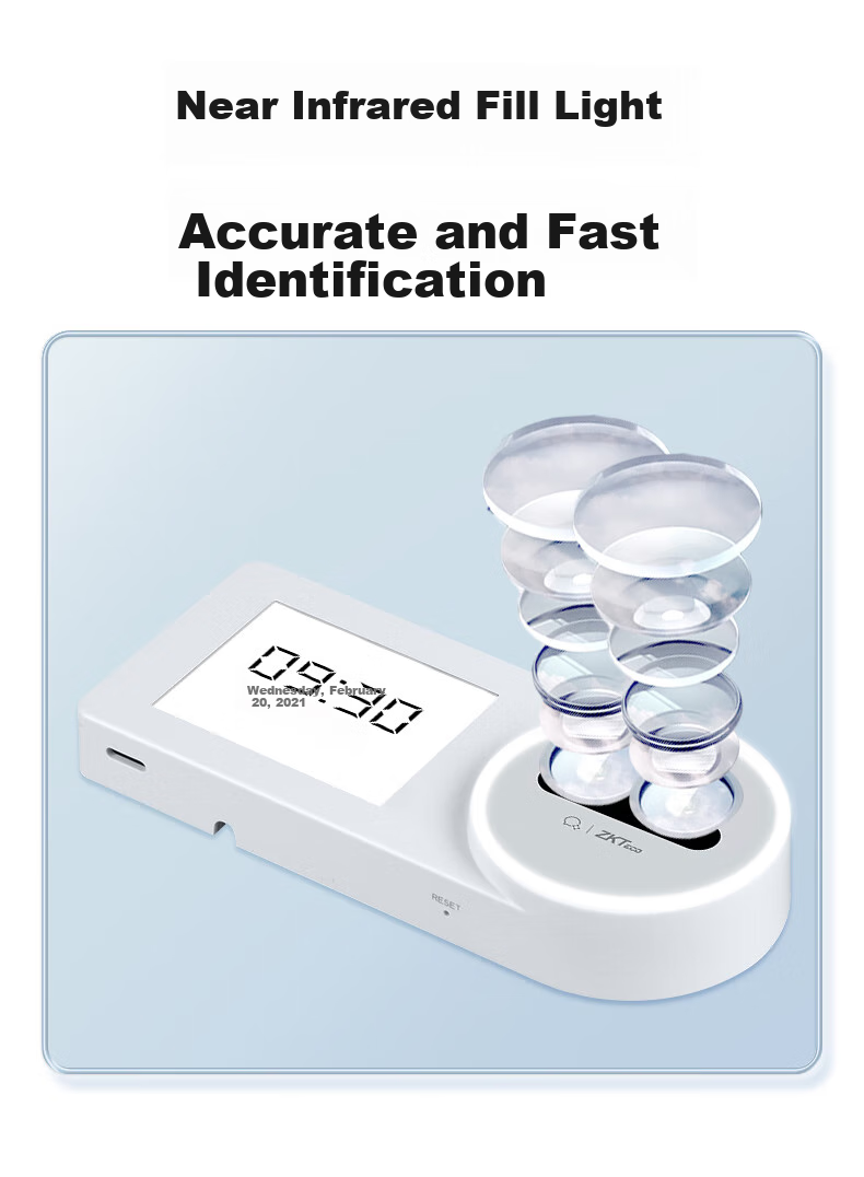 Enterprise WeChat Attendance Machine Fingerprint Time Clock with Built-in 4G Network Smart Cloud Attendance Device Employee Check-in and Check-out Fingerprint Punch Card Machine 7