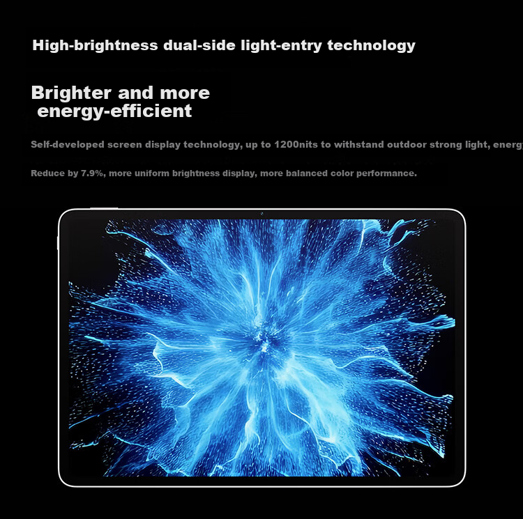 Vivo Pad5 Pro Ultra-Light Version, 16GB+512GB, Light Feather White, Subsidies, Blue Crystal × Dimensity 9400, 13-Inch Original Color Eye Protection Screen, Tablet Computer 5