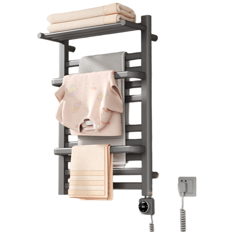 AVONFLOW Xiaoi Plus Electric Towel Rack, Carbon Fiber Smart WIFI Towel Drying Dehumidifying Moisture-Proof Storage Rack GD31