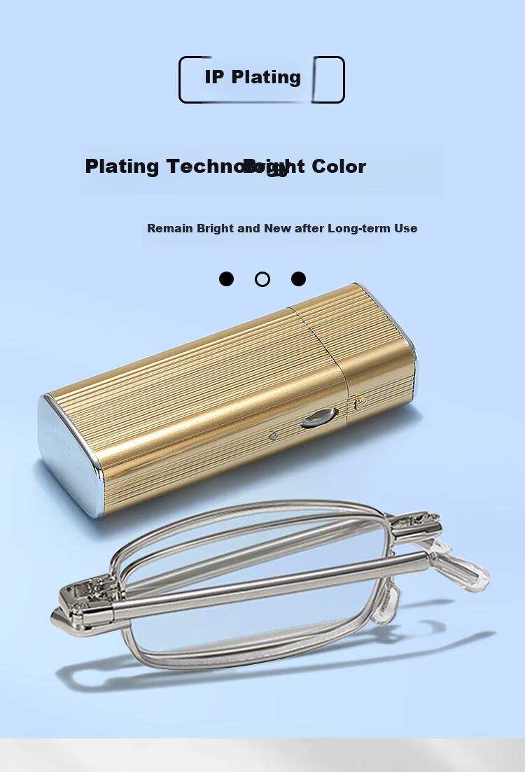 GOGOSOON Reading Glasses for Men And Women, Foldable Anti-Blue Light Glasses for Elderly, High Definition Portable Fashionable German Imported Lenses 6