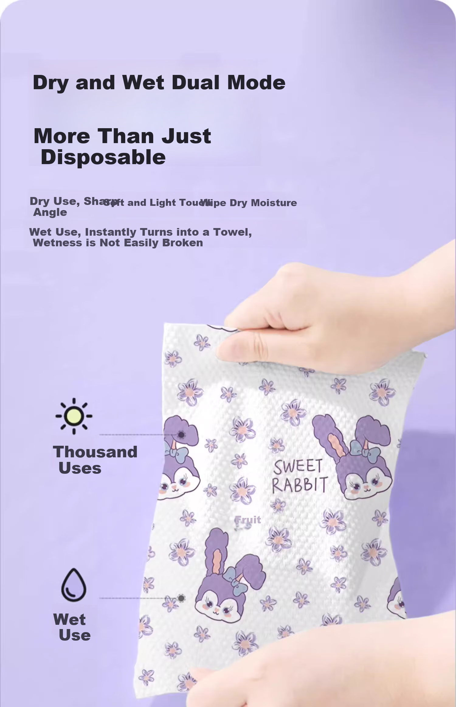 Dr. Chu Disposable Thickened Large Quick-Dry Hair Cap Strong Absorbent Independent Pack Shower Cap Travel Hair Wrap 11