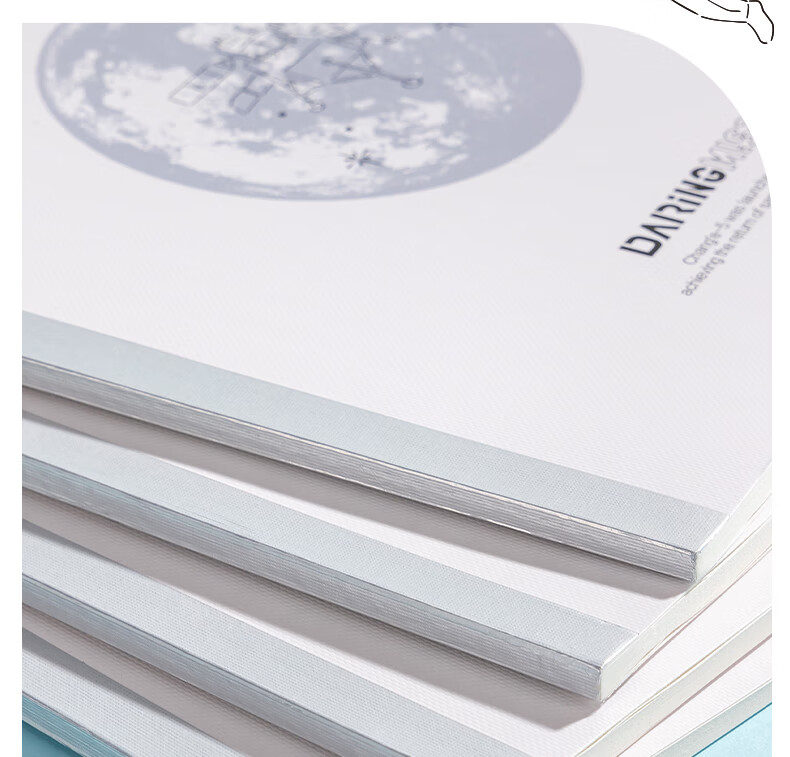 Deli Student Softcover Notebook B5/40 Sheets 12-Pack Wire-Free Binding WB540 (Ask the Sky 9) 8