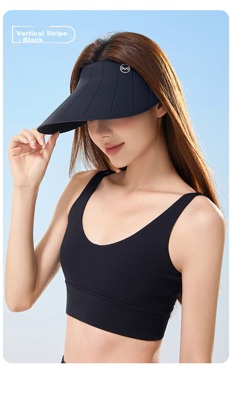 MiiOW Sun Protection Hat for Women, UV-Resistant Seamless Visor Hat, Foldable Wide Brim Sunhat for Summer 2026 27