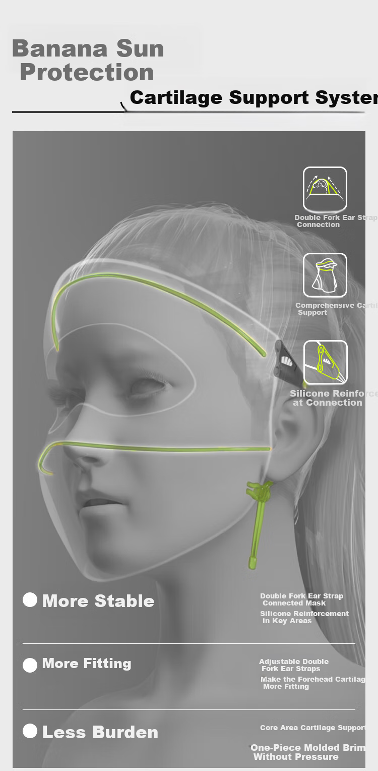 Beneunder Sun Protection Face Mask for Women with Brim, Full Face UV Protection, Neck Guard, Integrated Cycling Sunshade And Face Cover MP356 11