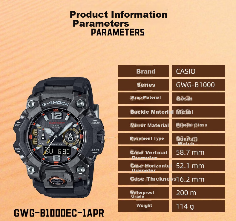 Casio Men's G-SHOCK New Air King Sports Digital Watch, Japanese/Korean Style, Gift for Boyfriend, GR-B300EC 18