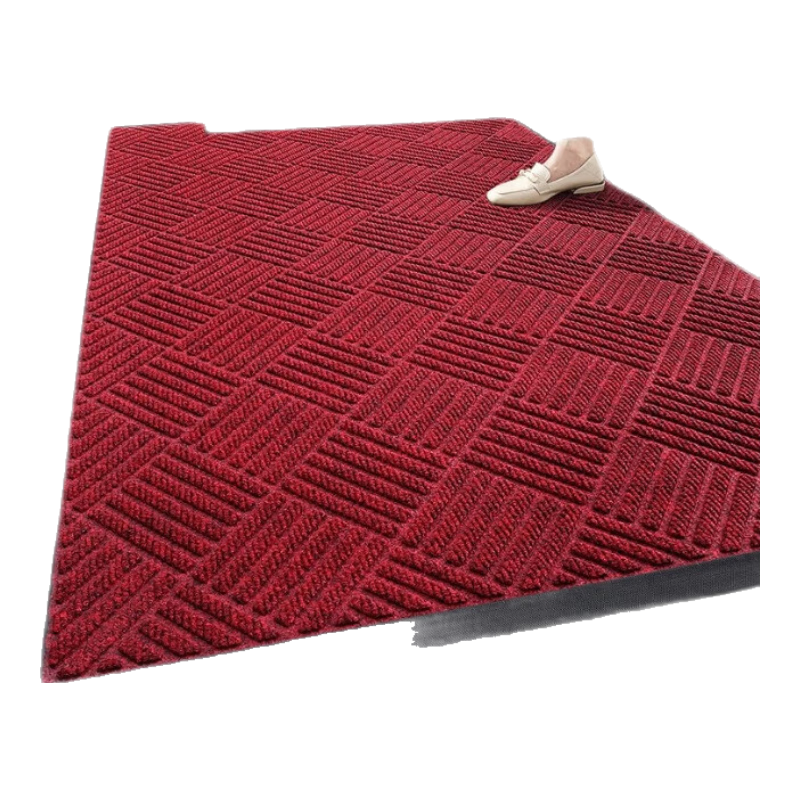 Boneng Commercial High-End Entrance Door Mat, Outdoor Doorway Foot Mat, Rubber Red Carpet for Entry Doors, 60x120cm
