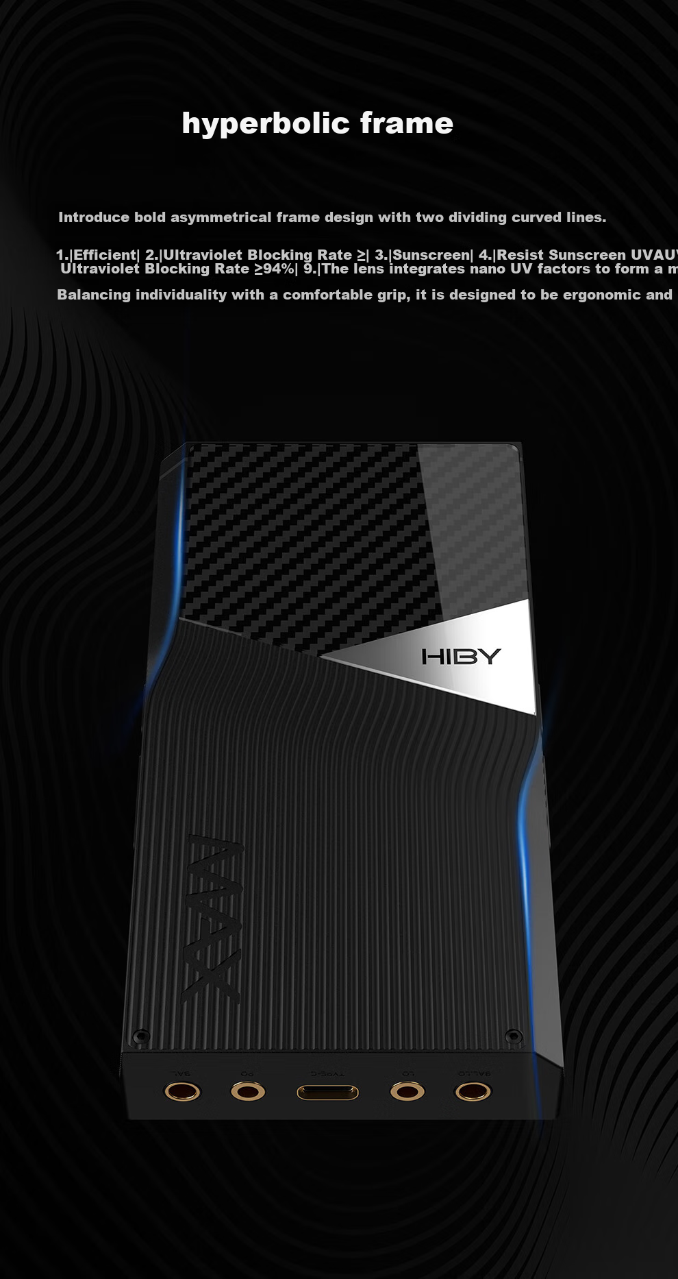 HiBy R6PRO MAX Android Player Music MP3 Large Screen WiFi Bidirectional Bluetooth HIFI Soundbar DSD Hard Decoding High-End 665 Black 13