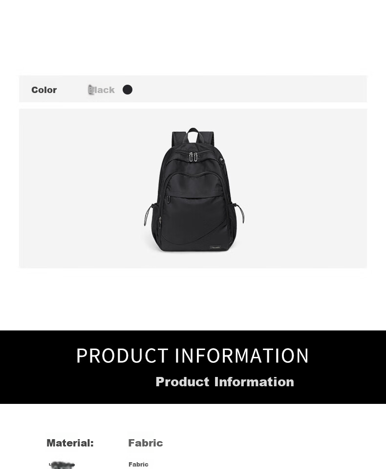 C.BANNER Backpack for Women, Middle School Student Bookbag, Large Capacity Simple Casual Travel Backpack, Stylish High-Quality Laptop Bag, Fashionable Versatile 5