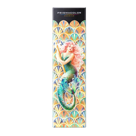 Pilima Pilima Limited Edition Prismacolor X Lausson Oil-Based Colored Pencils Blind Box 6-Pack Mermaid Shell Edition Drawing Pencils