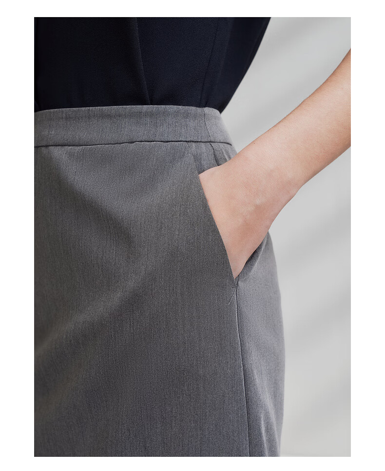 G2000 [Polyester/Polyester Blend/Pencil Skirt] Women's Office Suit Skirt, Same Style As in Department Stores, Spring And Summer Commuter Skirt, Black, L/38 4