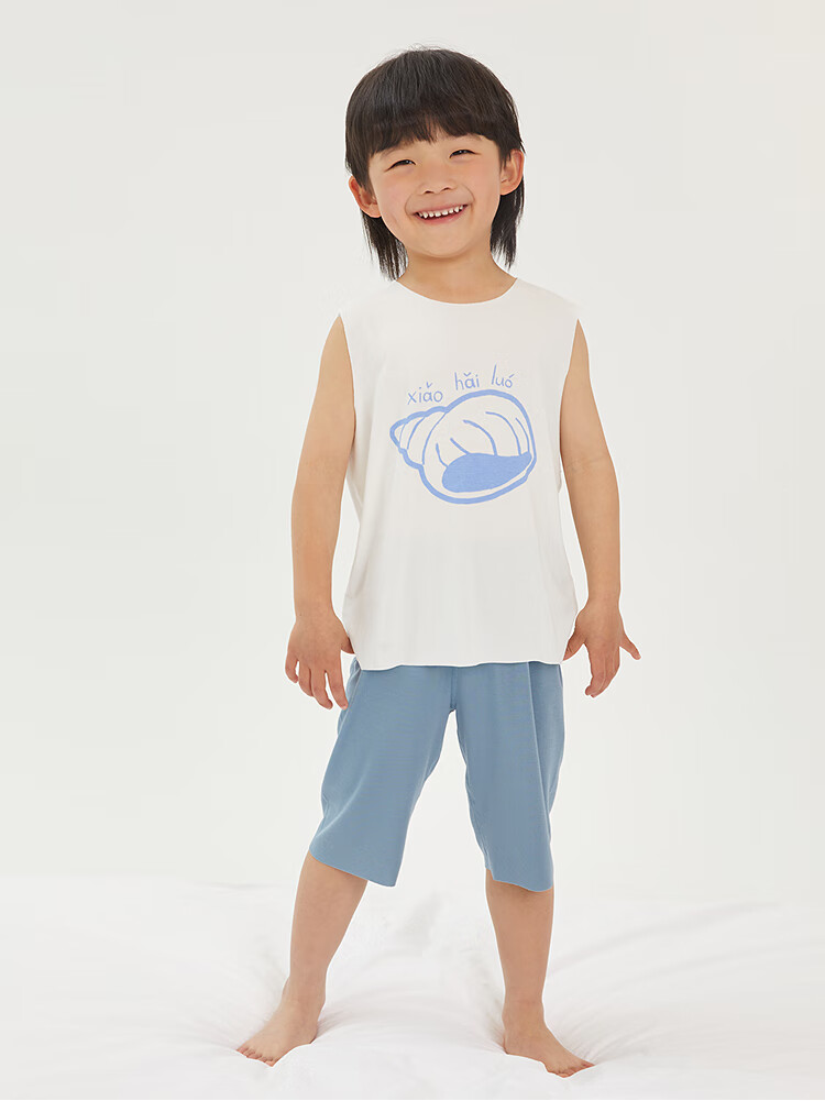Papapapa Summer Baby Vest Cooling Boys and Girls Fashionable Stylish Vest Dark Brown 80 cm 9