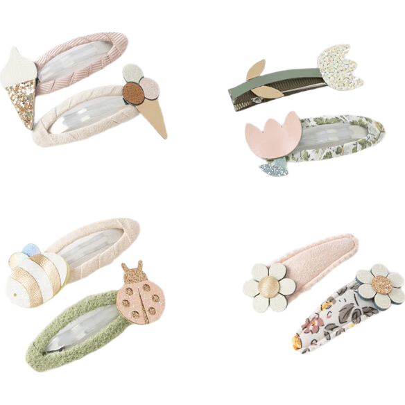 DAVE & BELLA Girls' Princess Hair Clip Children's Hair Accessory Mall Edition